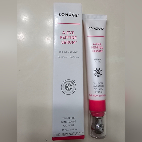 Sonäge A-Eye Peptide Serum — Pink Eye Cream for Brightening - Picture 9 of 10